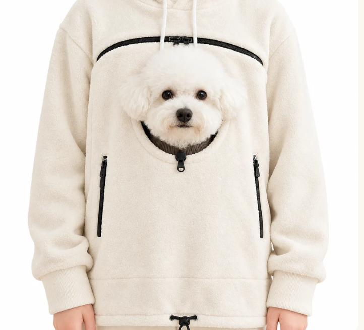 PetPocket Cozy Carrier Hoodie