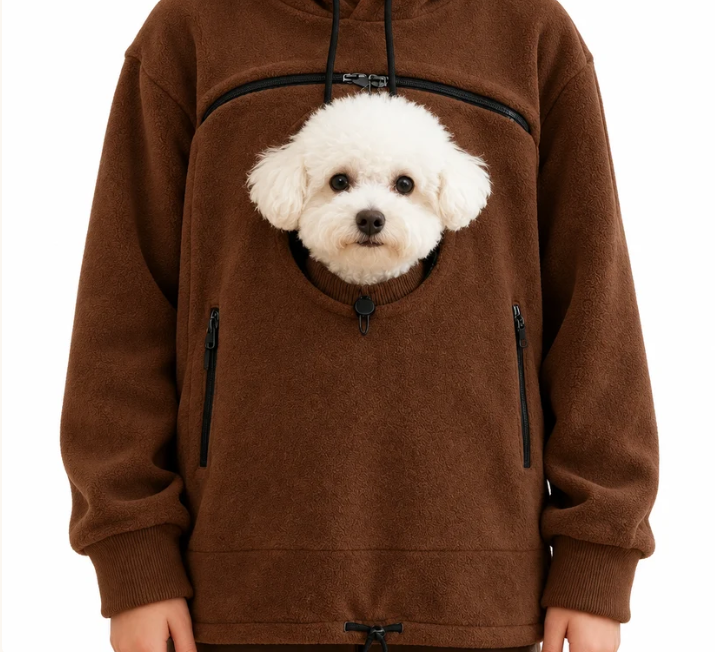 PetPocket Cozy Carrier Hoodie