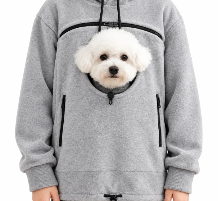 PetPocket Cozy Carrier Hoodie