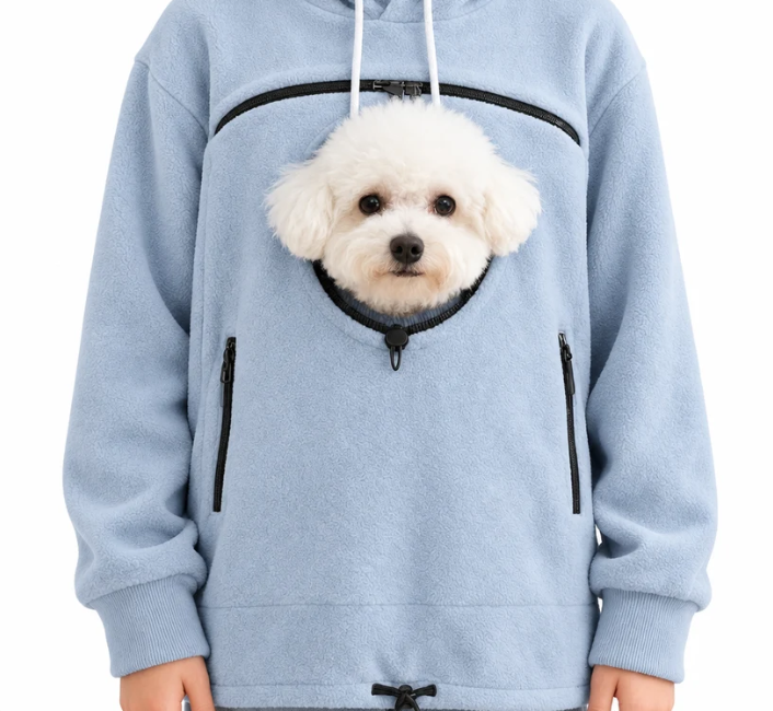 PetPocket Cozy Carrier Hoodie